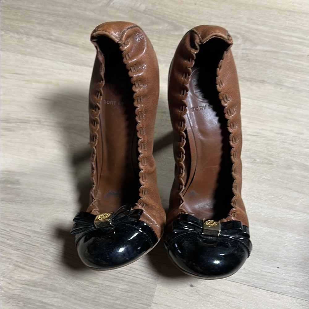 Brown and Black Women's Shoes